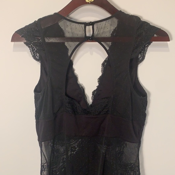 Lacey black lingerie bodysuit. Perfect for a night out! - Picture 3 of 4